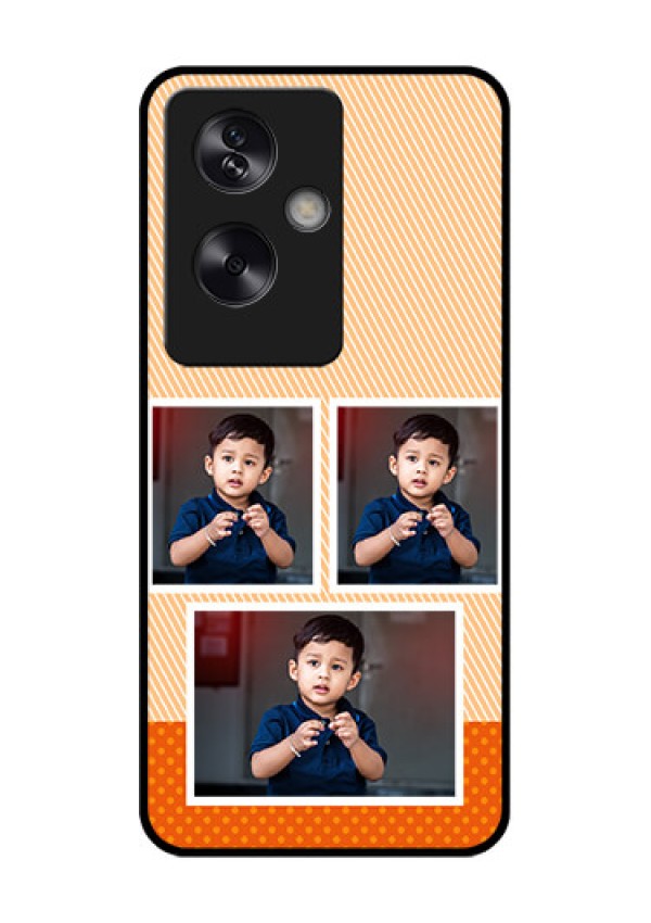 Oppo A79 5G Custom Glass Phone Case - Bulk Photos Upload Design