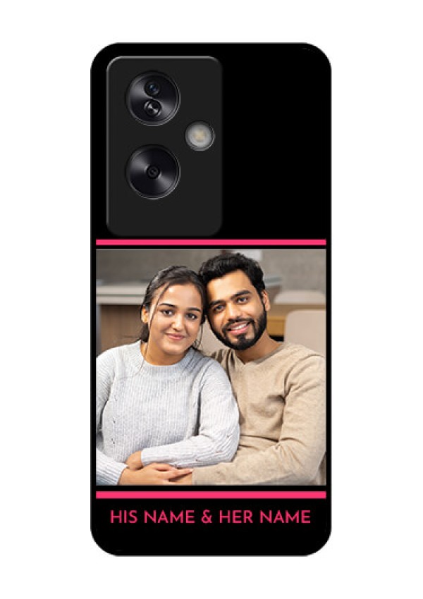 Oppo A79 5G Custom Glass Phone Case - With Add Text Design