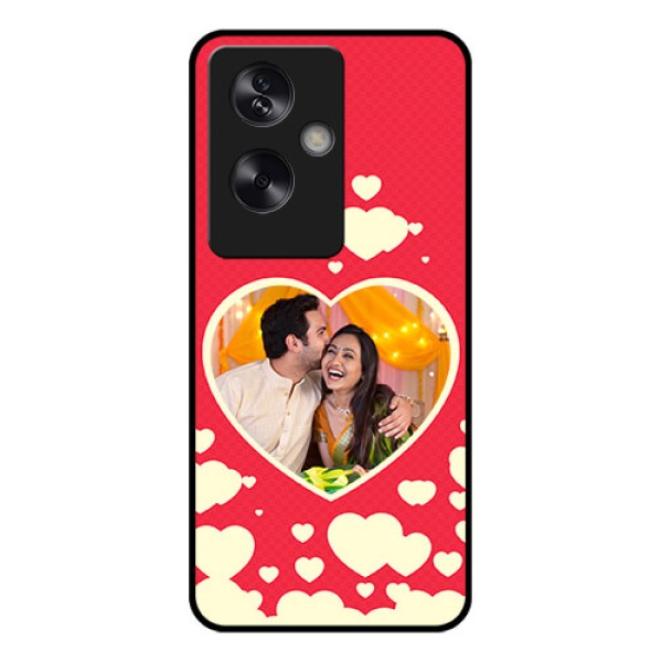Oppo A79 5G Custom Glass Phone Case - Love Symbols Phone Cover Design Oppo A79 5G Custom Glass Phone Case - Love Symbols Phone Cover Design