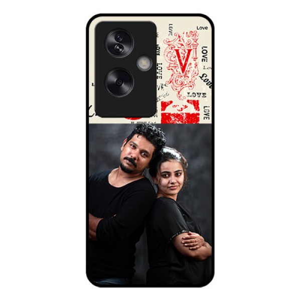 Oppo A79 5G Custom Glass Phone Case - Trendy Love Design Case Oppo A79 5G Custom Glass Phone Case - Trendy Love Design Case