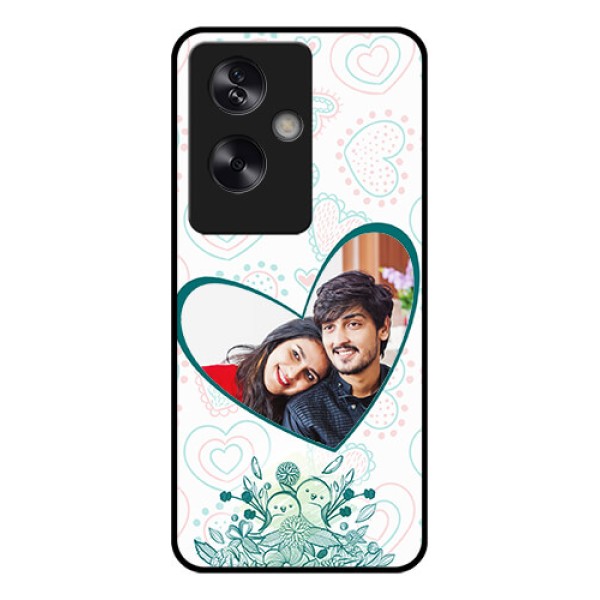 Oppo A79 5G Custom Glass Phone Case - Premium Couple Design