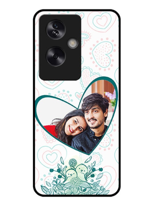 Custom Oppo A79 5G Custom Glass Phone Case - Premium Couple Design