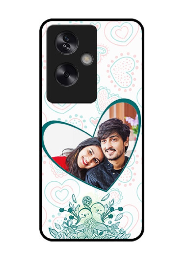 Oppo A79 5G Custom Glass Phone Case - Premium Couple Design