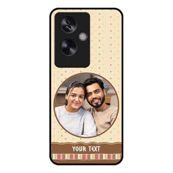 Oppo A79 5G Custom Glass Phone Case - Brown Dotted Mobile Case Design Oppo A79 5G Custom Glass Phone Case - Brown Dotted Mobile Case Design