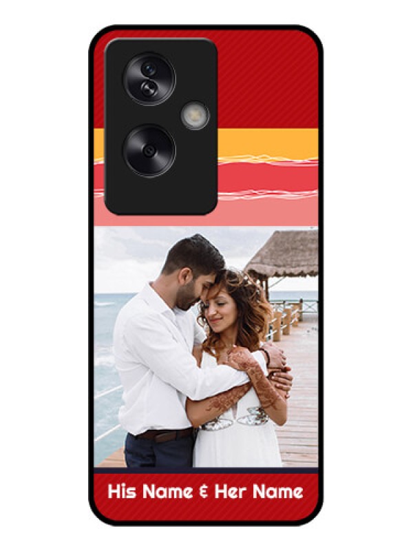 Custom Oppo A79 5G Custom Glass Phone Case - Colorful Case Design