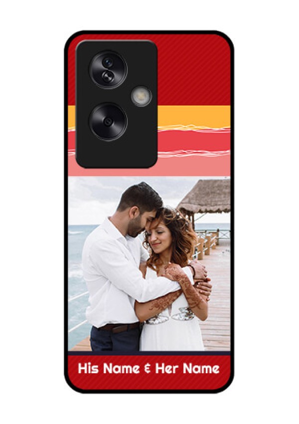 Oppo A79 5G Custom Glass Phone Case - Colorful Case Design