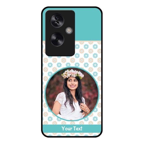 Oppo A79 5G Custom Glass Phone Case - Beautiful Flowers Design