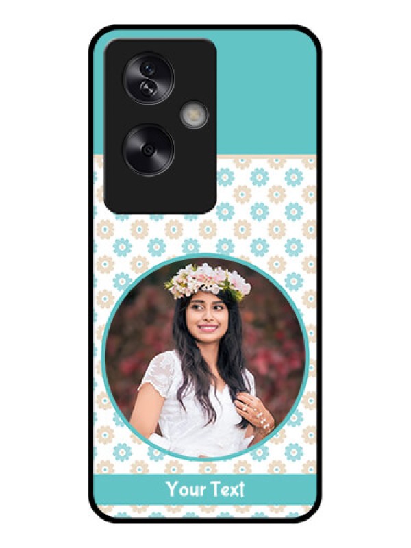 Custom Oppo A79 5G Custom Glass Phone Case - Beautiful Flowers Design