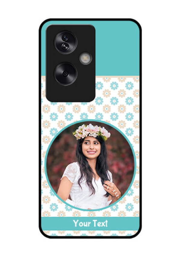 Oppo A79 5G Custom Glass Phone Case - Beautiful Flowers Design