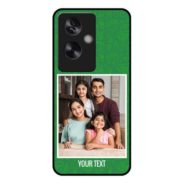Oppo A79 5G Custom Glass Phone Case - Picture Upload Design