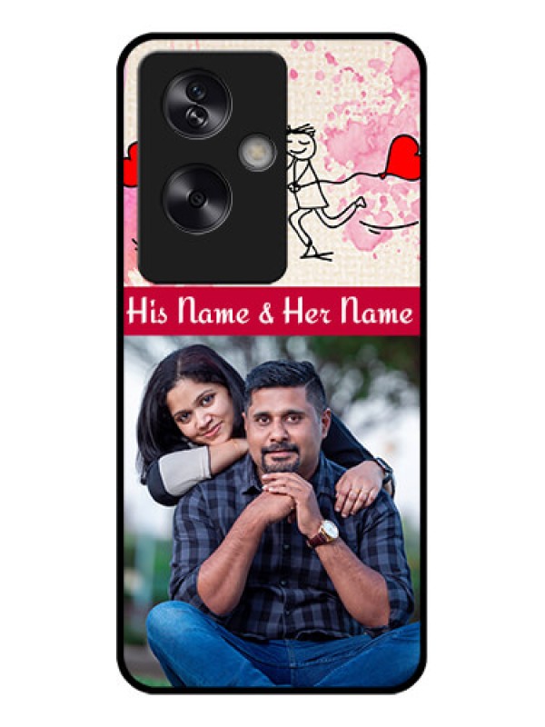 Custom Oppo A79 5G Custom Glass Phone Case - You And Me Case Design