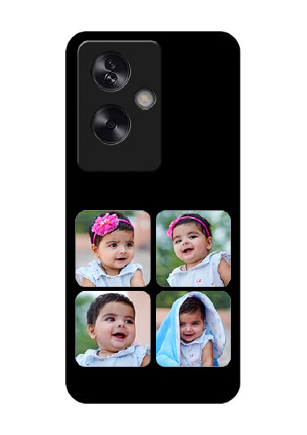 Oppo A79 5G Custom Glass Phone Case - Multiple Pictures Design