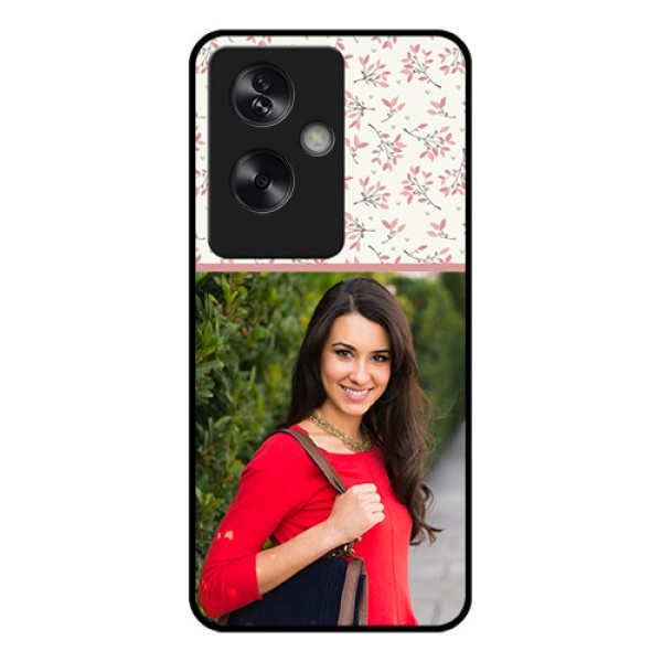 Oppo A79 5G Custom Glass Phone Case - Stunning Floral Design