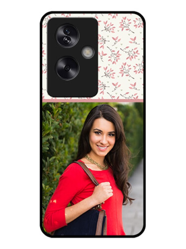 Custom Oppo A79 5G Custom Glass Phone Case - Stunning Floral Design