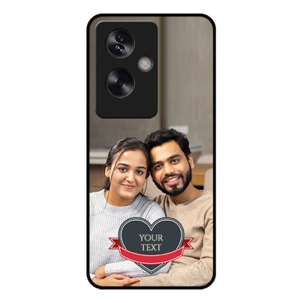 Oppo A79 5G Custom Glass Phone Case - Just Married Couple Design