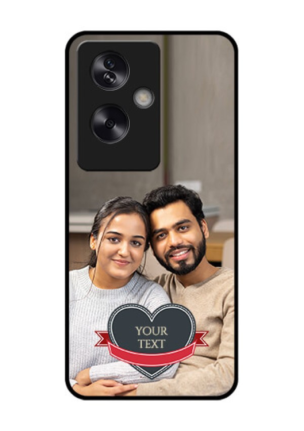 Oppo A79 5G Custom Glass Phone Case - Just Married Couple Design