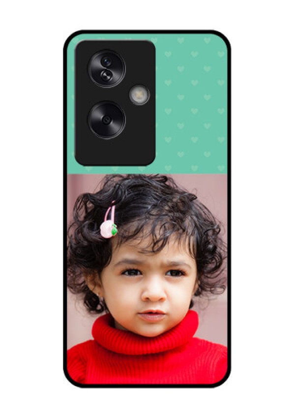 Oppo A79 5G Custom Glass Phone Case - Lovers Picture Design
