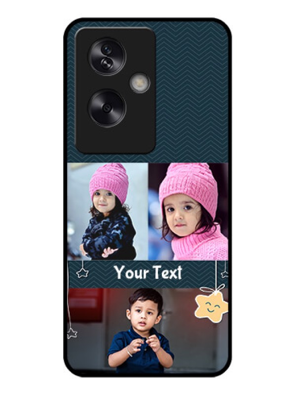 Custom Oppo A79 5G Custom Glass Phone Case - Hanging Stars Design