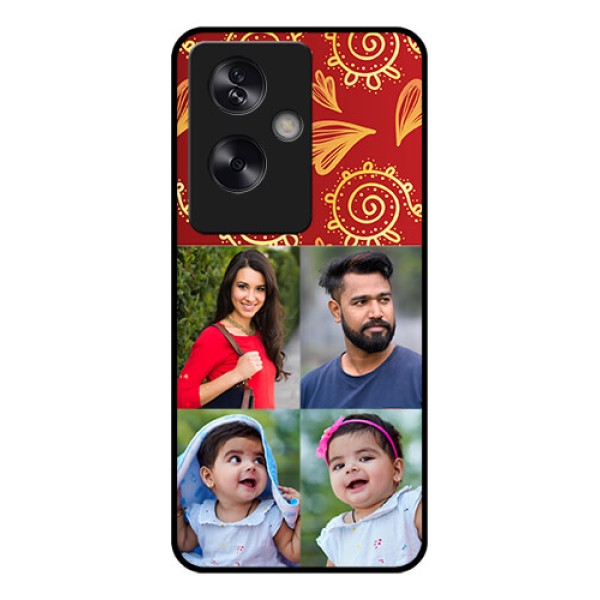 Oppo A79 5G Custom Glass Phone Case - 4 Image Traditional Design