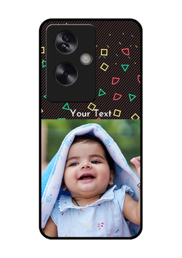 Oppo A79 5G Custom Glass Phone Case - With Confetti Birthday Design
