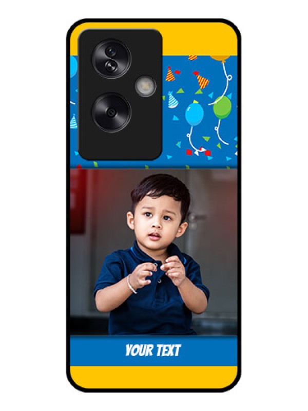 Custom Oppo A79 5G Custom Glass Phone Case - Birthday Wishes Design