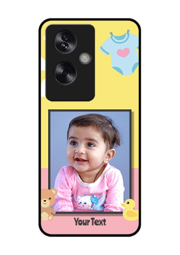 Oppo A79 5G Custom Glass Phone Case - Kids 2 Color Design
