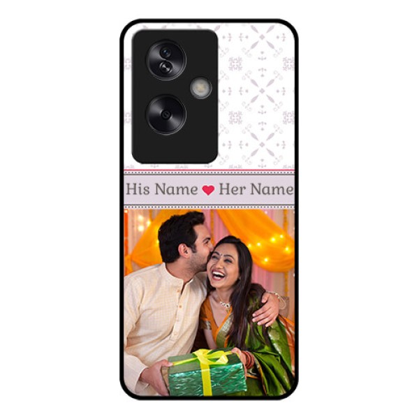 Oppo A79 5G Custom Glass Phone Case - With Photo And Ethnic Design