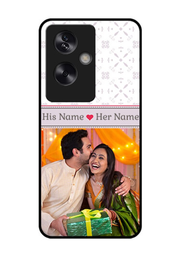 Oppo A79 5G Custom Glass Phone Case - With Photo And Ethnic Design