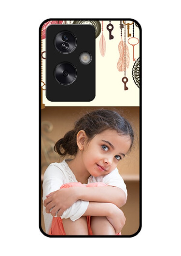 Oppo A79 5G Custom Glass Phone Case - Boho Style Design