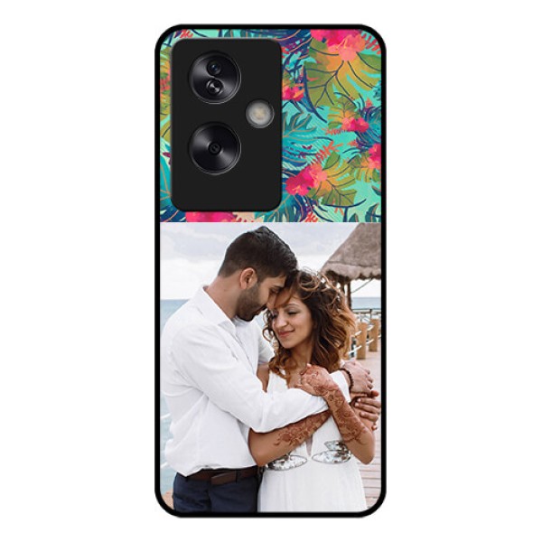 Oppo A79 5G Custom Glass Phone Case - Watercolor Floral Design Oppo A79 5G Custom Glass Phone Case - Watercolor Floral Design
