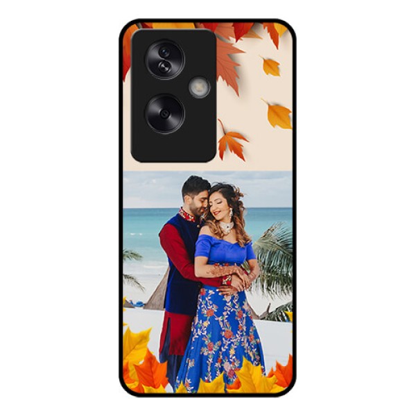 Oppo A79 5G Custom Glass Phone Case - Autumn Maple Leaves Design Oppo A79 5G Custom Glass Phone Case - Autumn Maple Leaves Design