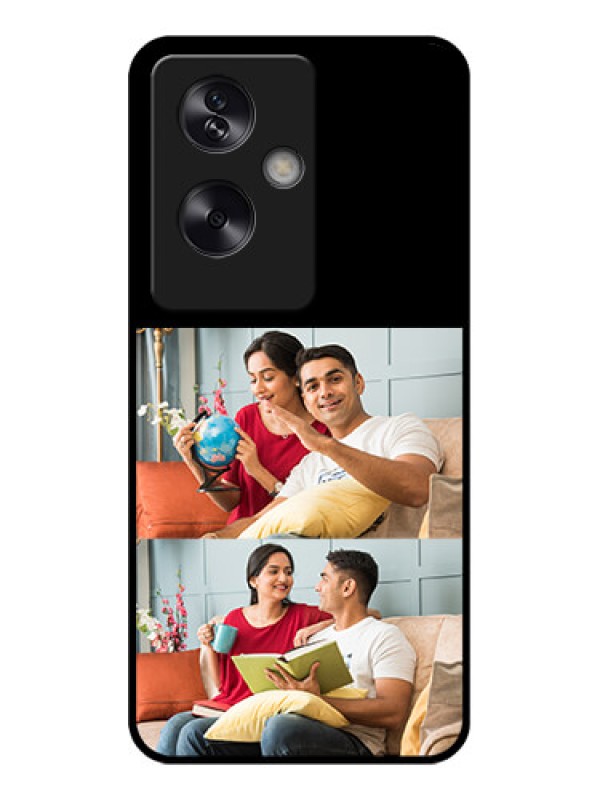 Custom Oppo A79 5G Custom Glass Phone Case - 2 Images Design