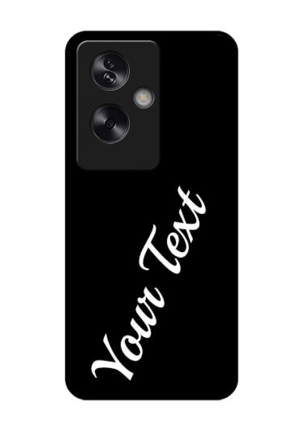 Oppo A79 5G Custom Glass Phone Case - With Your Name Design