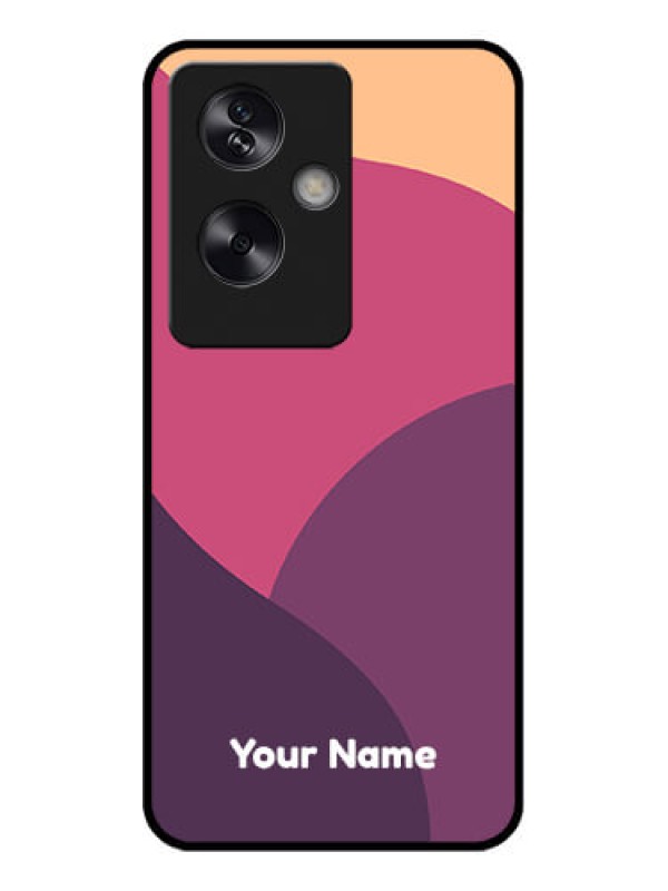 Custom Oppo A79 5G Custom Glass Phone Case - Mixed Multi - Colour Abstract Art Design
