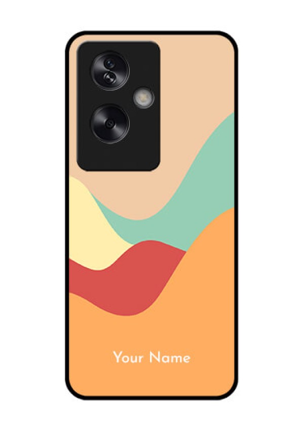 Oppo A79 5G Custom Glass Phone Case - Ocean Waves Multi - Colour Design