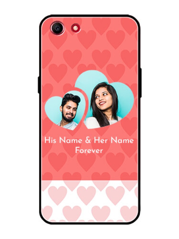 Custom Oppo A83 Personalized Glass Phone Case  - Couple Pic Upload Design