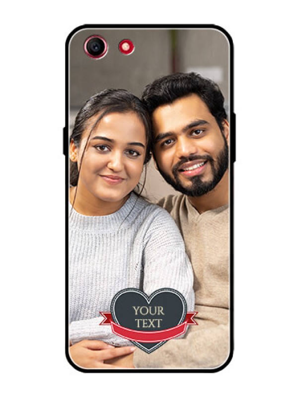 Custom Oppo A83 Custom Glass Phone Case  - Just Married Couple Design