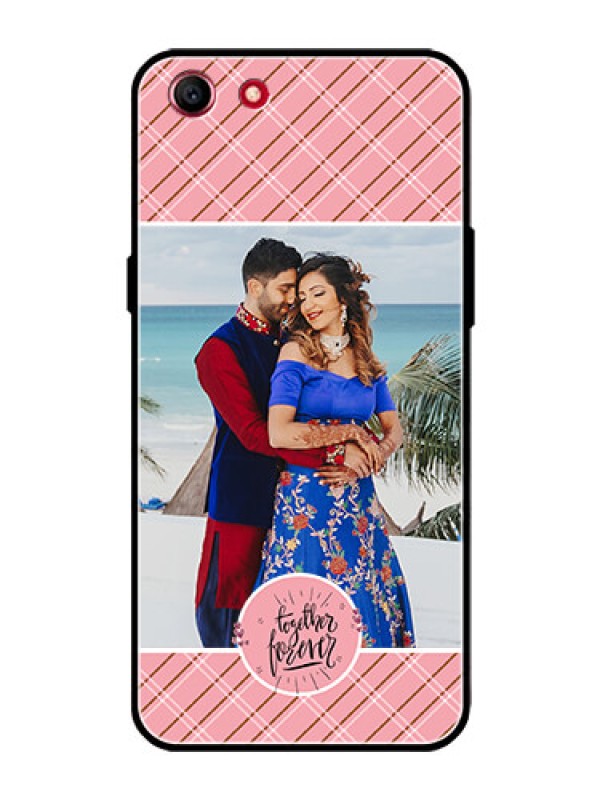 Custom Oppo A83 Personalized Glass Phone Case  - Together Forever Design