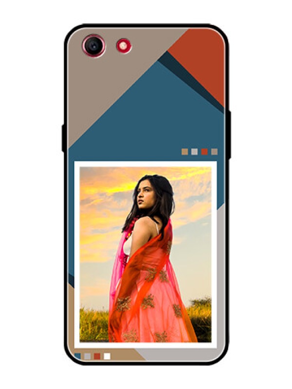 Custom Oppo A83 Personalized Glass Phone Case - Retro color pallet Design