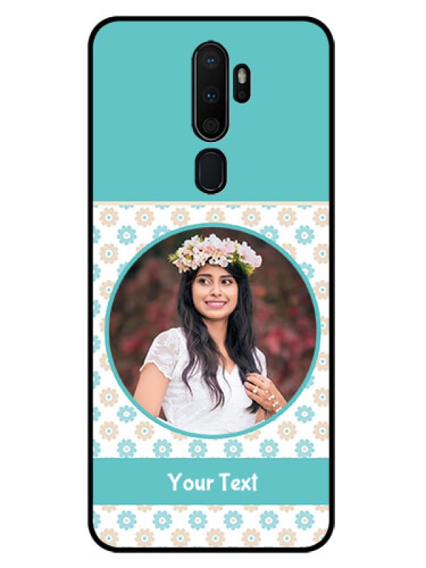 Custom Oppo A9 2020 Custom Glass Mobile Case  - Beautiful Flowers Design