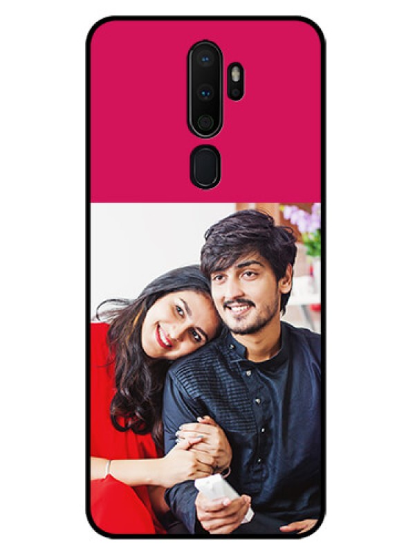 Custom Oppo A9 2020 Custom Glass Mobile Case  - Anniversary Cover Design