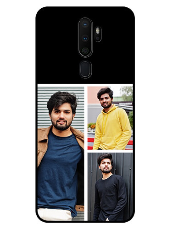 Custom Oppo A9 2020 Photo Printing on Glass Case  - Upload Multiple Picture Design