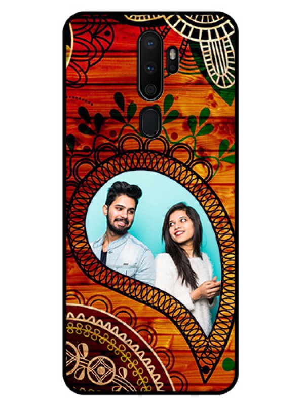 Custom Oppo A9 2020 Personalized Glass Phone Case  - Abstract Colorful Design