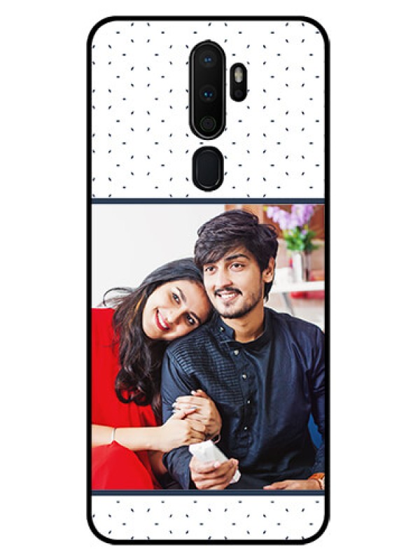 Custom Oppo A9 2020 Personalized Glass Phone Case  - Premium Dot Design