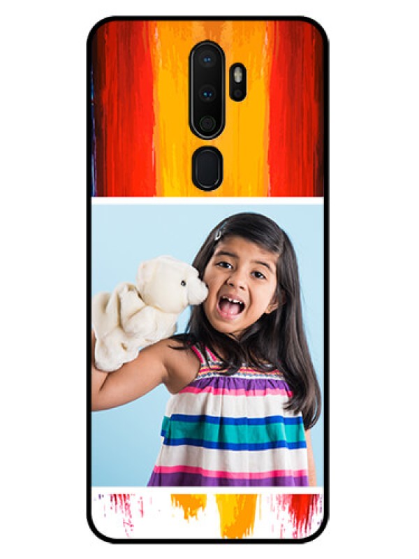 Custom Oppo A9 2020 Personalized Glass Phone Case  - Multi Color Design