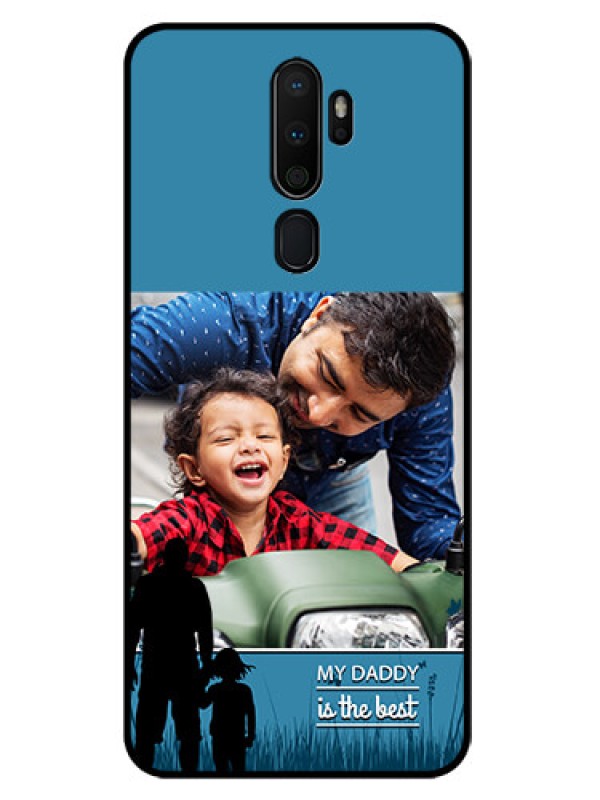 Custom Oppo A9 2020 Custom Glass Mobile Case  - Best dad design 