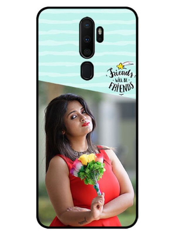 Custom Oppo A9 2020 Custom Glass Phone Case  - Friends Picture Icon Design