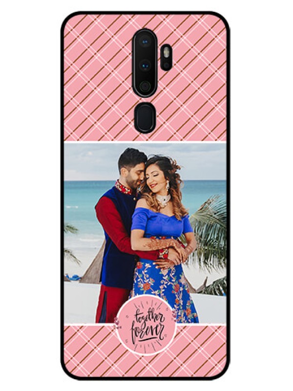 Custom Oppo A9 2020 Personalized Glass Phone Case  - Together Forever Design