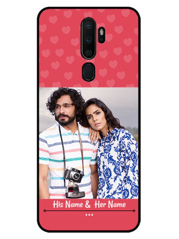 Custom Oppo A9 2020 Photo Printing on Glass Case  - Simple Love Design