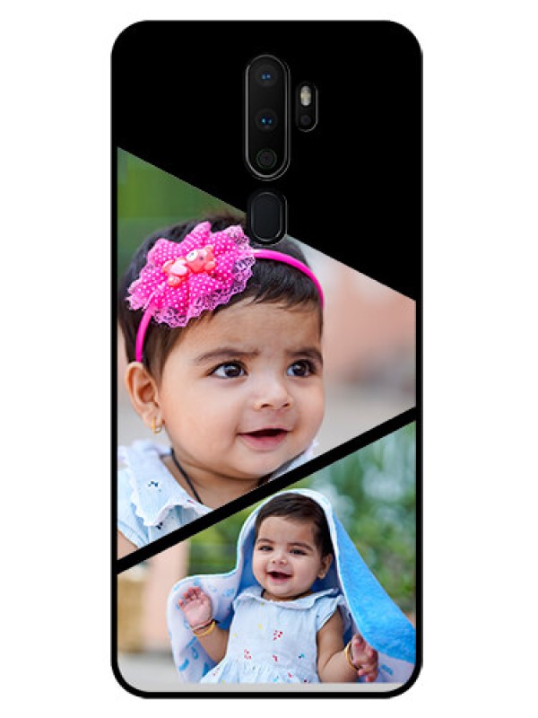 Custom Oppo A9 2020 Custom Glass Phone Case  - Semi Cut Design